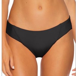 Becca by Rebecca Virtue Women's American Ribbed Tab Side Hipster Bikini Bottom S